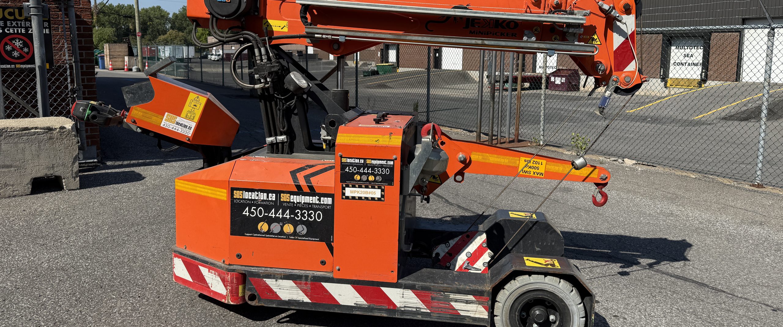 Mini grue MPK20 Jekko