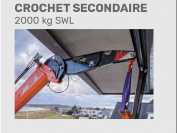 Crochet secondaire 2000 kg