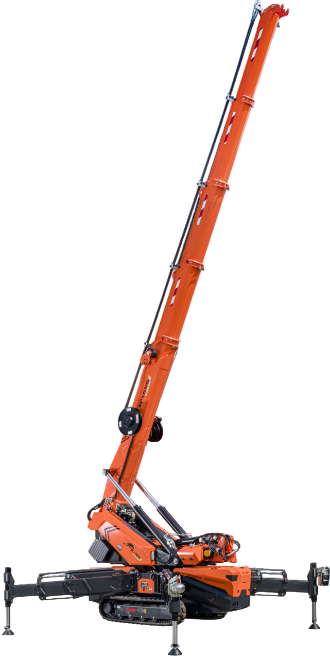 JEKKO SPX650 crawler crane from SOSEQUPMENT deployed