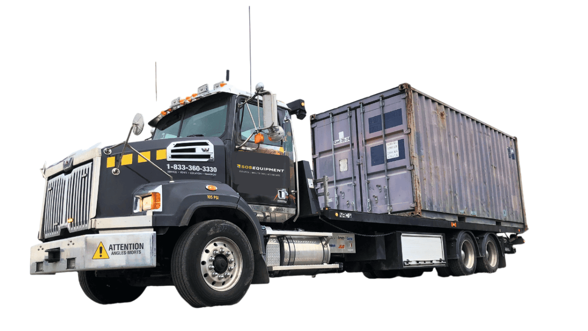 SOSEQUIPMENT transport truck and container