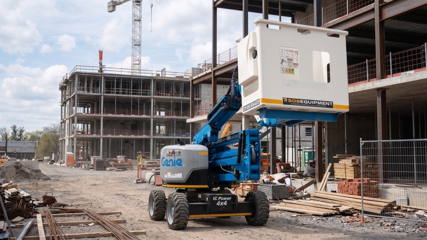 Worksite lift truck 1