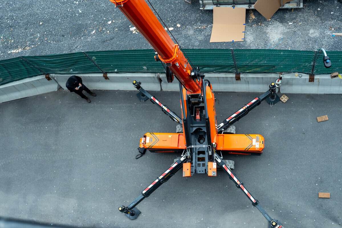 Chantier avec accès restreint pour remplacement de vitrage